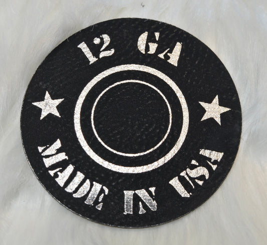 12 Gauge Leatherette Patch w/ Richardson 112 Trucker Hat
