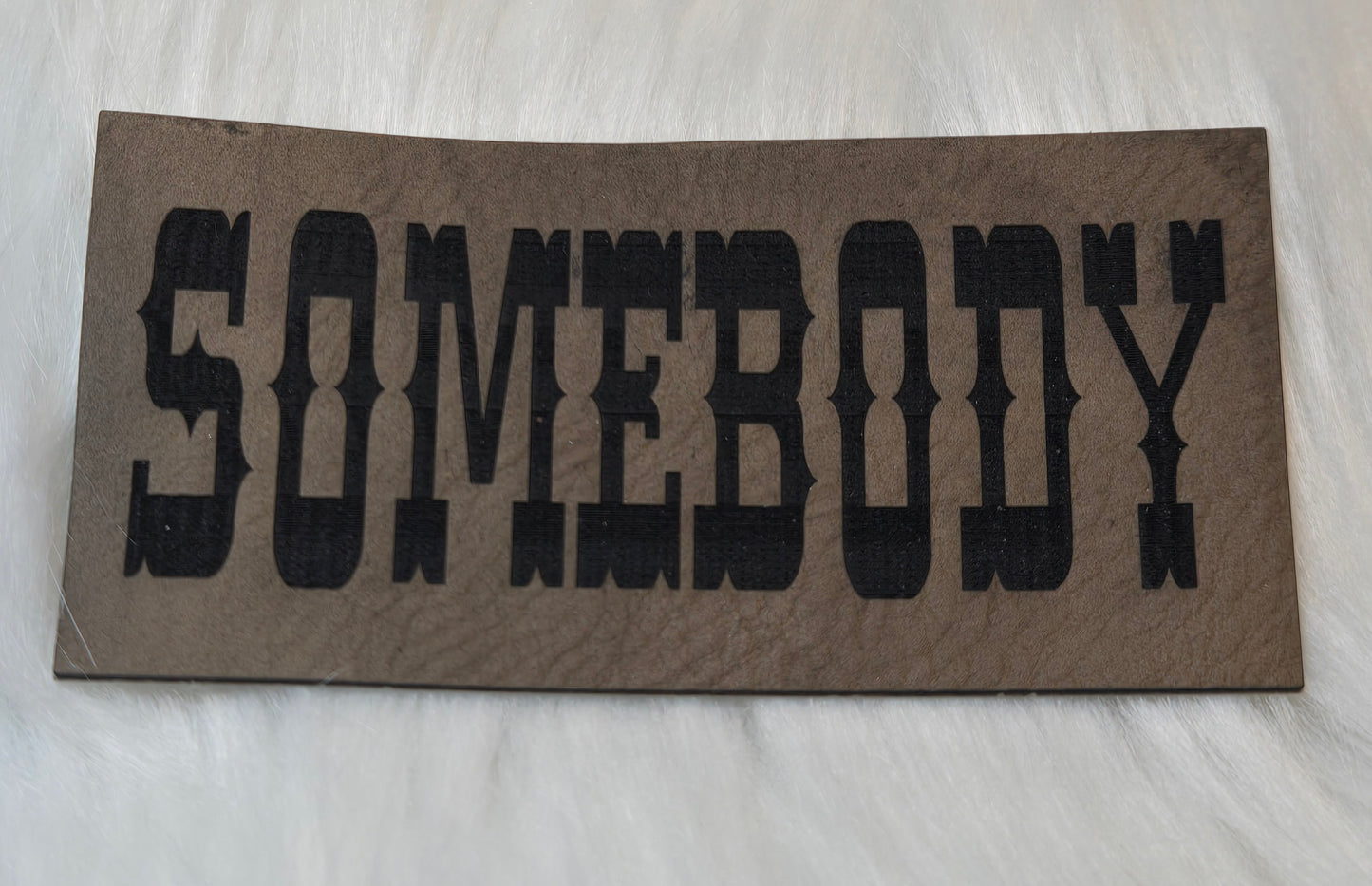 Somebody's Problem and/or Somebody Leatherette Patch w/ Richardson 112 Trucker Hat