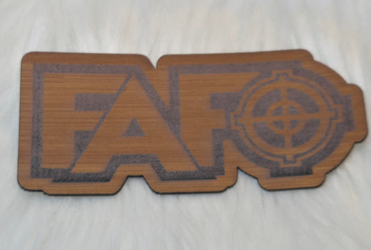 F around and Find Out Leatherette Patch w/ Richardson 112 Trucker Hat