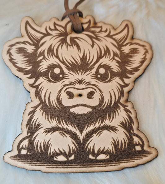Cow cute Leather Freshener