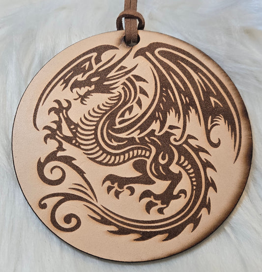 Dragon Circle Leather Freshener