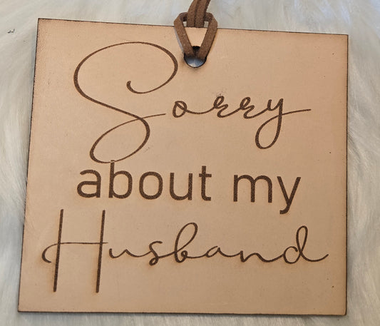 Sorry about my Husband Leather Freshener