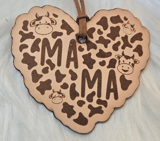 Mama Cow Heart Leather Freshener